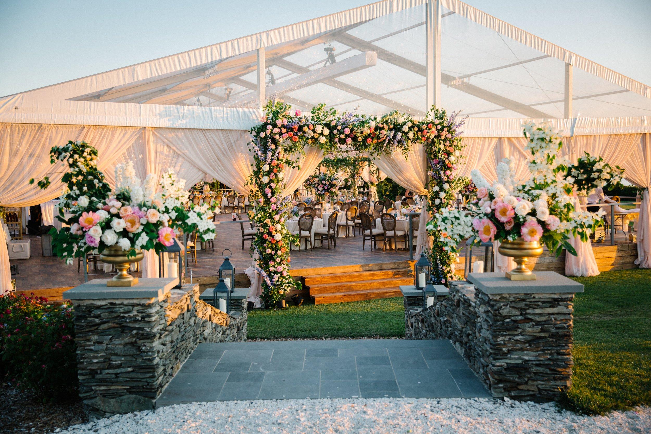 Elegant event setup